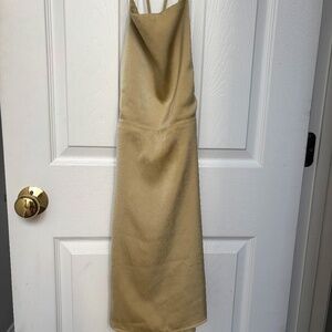 Womens Altar'd State Sateen dress Small Green